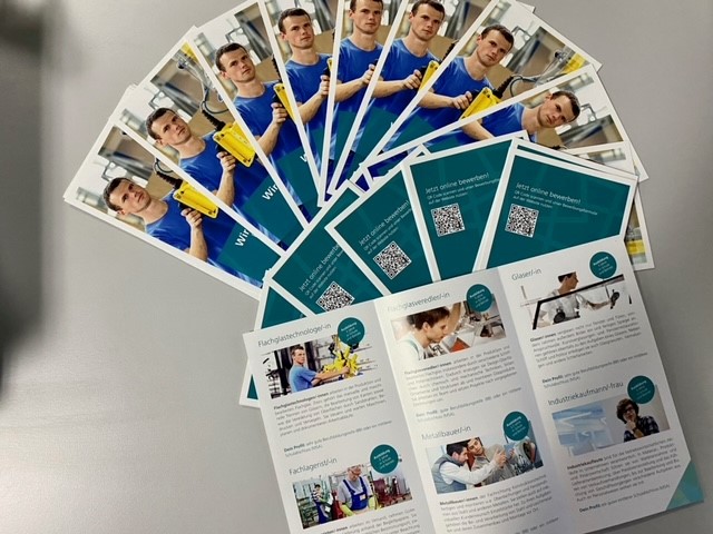 Flyer Ausbildung bei BarteltGLASBerlin Flyer Ausbildung aktualisiert
