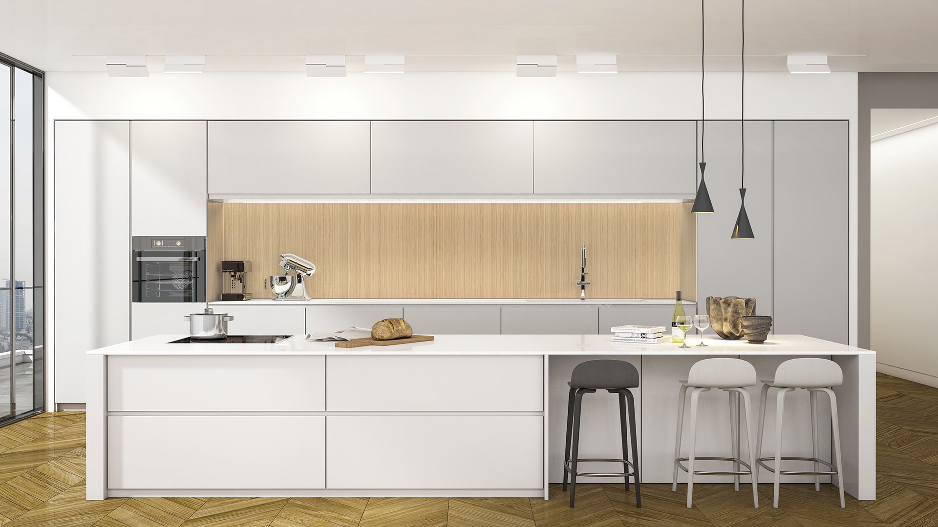 ansicht-einer-modernen-kueche-mit-einer-kuechenrueckwand-aus-glas
